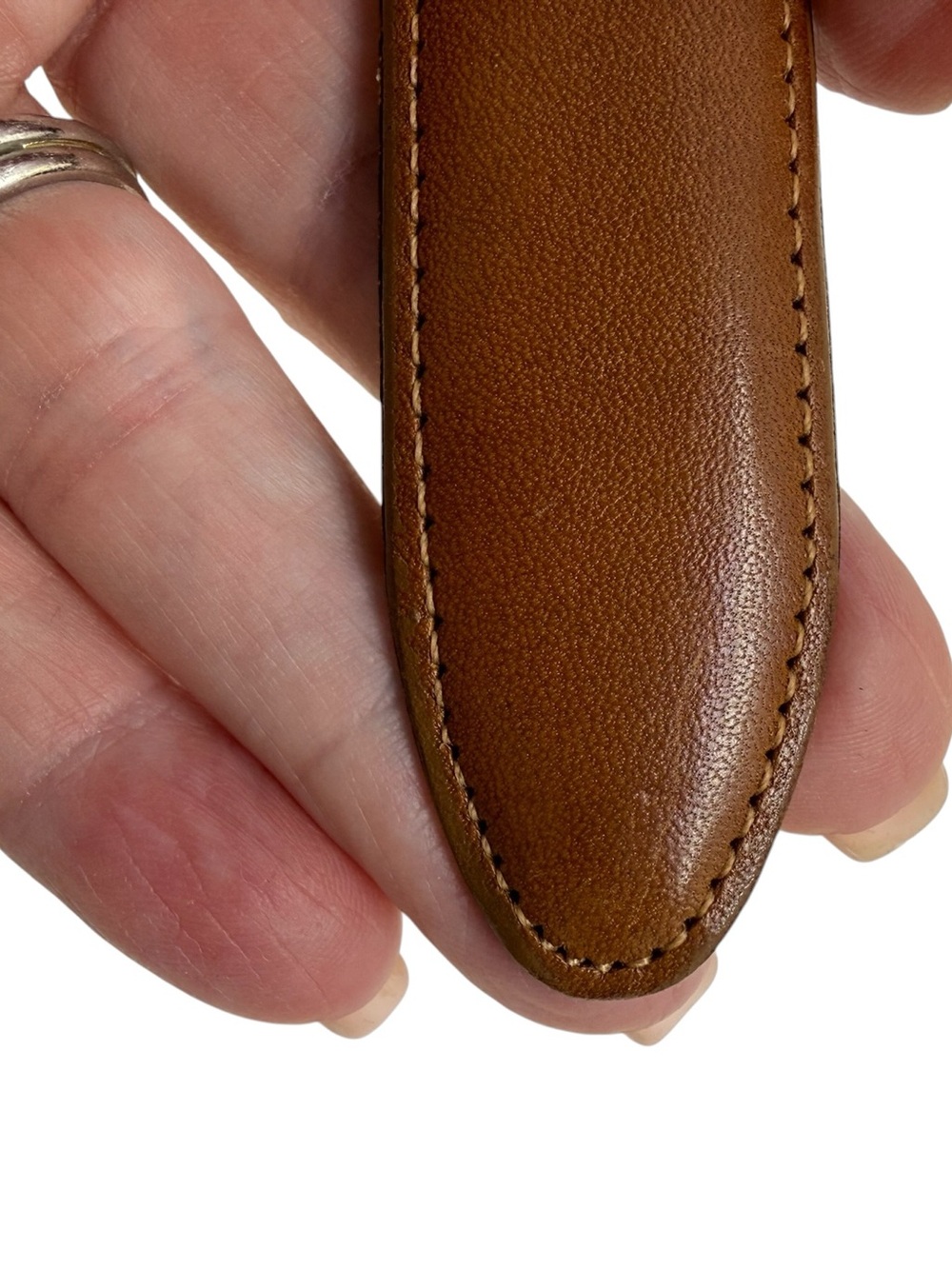 Coach English Bridle Leather Belt British Tan 36 - Picture 14 of 16